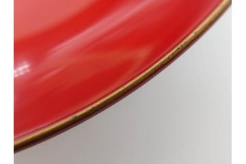 昭和17年　大東亜戦争記念　軍艦　金剛　軍猪口　歴史を感じる盃(金彩、戦盃、兵隊杯、軍杯、漆器、漆芸、酒器、和食器、外箱付)(R-083286)