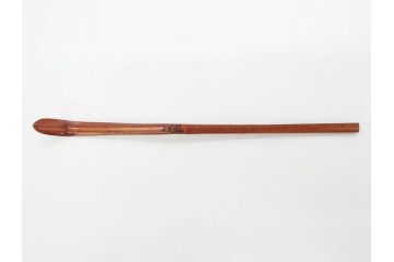 時代物　山田宗偏　妹背山　茶道具　奥深い魅力を持つ竹茶杓・共筒セット(共箱付、外箱付)(R-083289)