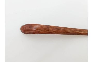 時代物　山田宗偏　妹背山　茶道具　奥深い魅力を持つ竹茶杓・共筒セット(共箱付、外箱付)(R-083289)