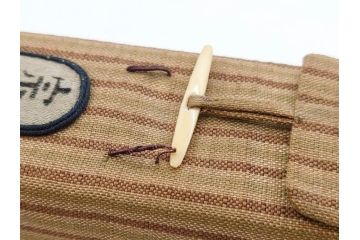 時代物　山田宗偏　妹背山　茶道具　奥深い魅力を持つ竹茶杓・共筒セット(共箱付、外箱付)(R-083289)