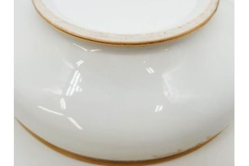 明治〜大正期　オールドノリタケ　NORITAKE　木の実　金彩　金盛　ハンドペイント　自然モチーフが繊細な筆致と豊かな色彩で描かれた優雅な雰囲気のボウル(深皿、鉢、プレート、洋食器)(R-083291)