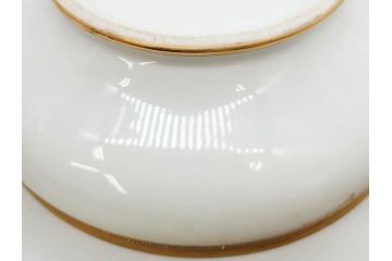 明治〜大正期　オールドノリタケ　NORITAKE　木の実　金彩　金盛　ハンドペイント　自然モチーフが繊細な筆致と豊かな色彩で描かれた優雅な雰囲気のボウル(深皿、鉢、プレート、洋食器)(R-083291)