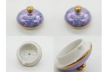 大正〜昭和初期　オールドノリタケ　NORITAKE　ラスター彩　金彩　金盛　花蝶　美しい光沢がテーブルを華やかに彩るデミタスコーヒーセット(キャビネット、ティー、ポット、クリーマー、シュガーポット、カップ&ソーサー、C&S、洋食器)(R-083292)