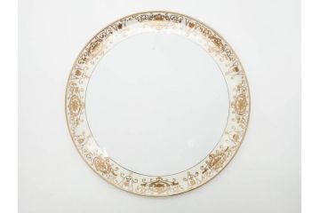 大正〜昭和初期　オールドノリタケ　NORITAKE　意匠登録　金彩　金盛　No.175　ハンドペイント　上品で華やかな佇まいのコーヒーポット・カップ&ソーサー・ソルト&ペッパーシェーカー・プレート2枚セット(デミタス、オーバル、深皿、C&S、洋食器)(R-083293)