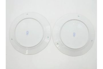 ヘレンド　ハンガリー　HEREND HVNGARY　アポニー・グリーン　スラップボール　深みのあるグリーンが食卓に落ち着きと品格をもたらすプレート6枚&ボウルセット(ディナー、パン皿、深皿、中皿、大皿、洋食器)(R-083294)
