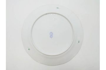 ヘレンド　ハンガリー　HEREND HVNGARY　アポニー・グリーン　スラップボール　深みのあるグリーンが食卓に落ち着きと品格をもたらすプレート6枚&ボウルセット(ディナー、パン皿、深皿、中皿、大皿、洋食器)(R-083294)