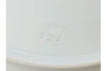 ヘレンド　ハンガリー　HEREND HVNGARY　アポニー・グリーン　スラップボール　深みのあるグリーンが食卓に落ち着きと品格をもたらすプレート6枚&ボウルセット(ディナー、パン皿、深皿、中皿、大皿、洋食器)(R-083294)