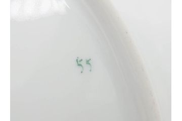 ヘレンド　ハンガリー　HEREND HVNGARY　アポニー・グリーン　スラップボール　深みのあるグリーンが食卓に落ち着きと品格をもたらすプレート6枚&ボウルセット(ディナー、パン皿、深皿、中皿、大皿、洋食器)(R-083294)