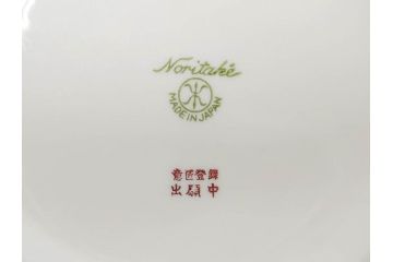 明治〜大正期　オールドノリタケ　NORITAKE　ラスター彩　金彩　コーヒーポット　デミタスカップ&ソーサー　異国情緒あふれるデザインが優雅なひとときを演出するコーヒーセット(風景、舟、船、マルキ印、オレンジ、C&S、洋食器)(R-083295)