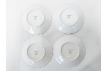 明治〜大正期　オールドノリタケ　NORITAKE　ラスター彩　金彩　コーヒーポット　デミタスカップ&ソーサー　異国情緒あふれるデザインが優雅なひとときを演出するコーヒーセット(風景、舟、船、マルキ印、オレンジ、C&S、洋食器)(R-083295)