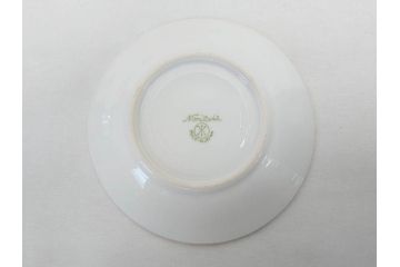 明治〜大正期　オールドノリタケ　NORITAKE　ラスター彩　金彩　コーヒーポット　デミタスカップ&ソーサー　異国情緒あふれるデザインが優雅なひとときを演出するコーヒーセット(風景、舟、船、マルキ印、オレンジ、C&S、洋食器)(R-083295)