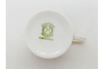 明治〜大正期　オールドノリタケ　NORITAKE　ラスター彩　金彩　金盛　花　手仕事の美しさが凝縮されたカップ&ソーサー4客セット(マルキ印、フラワー、オレンジ、風景、ハンドペイント、C&S、洋食器)(R-083296)