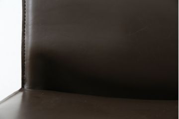 中古　Cassina(カッシーナ)　412　CAB(キャブ)　MARIO BELLINI(マリオベリーニ)　シンプルモダンな空間づくりに活躍するアームレスチェア(ダイニングチェア、椅子、イス)(定価約26万4千円)(R-083306)