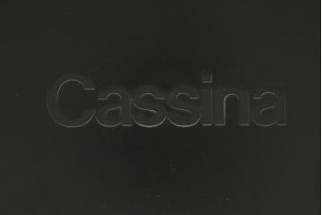 中古　Cassina(カッシーナ)　412　CAB(キャブ)　MARIO BELLINI(マリオベリーニ)　シンプルモダンな空間づくりに活躍するアームレスチェア(ダイニングチェア、椅子、イス)(定価約26万4千円)(R-083306)