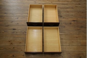 中古　トーマスビル(THOMASVILLE)　シンプルながらクラシカルで優雅な佇まいの両袖机(二―ホールデスク、プレジデントデスク、ワークデスク、オフィスデスク、在宅用、在宅ワーク用)(R-083313)