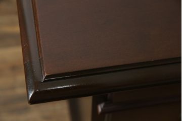 中古　トーマスビル(THOMASVILLE)　シンプルながらクラシカルで優雅な佇まいの両袖机(二―ホールデスク、プレジデントデスク、ワークデスク、オフィスデスク、在宅用、在宅ワーク用)(R-083313)