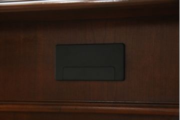 中古　トーマスビル(THOMASVILLE)　シンプルながらクラシカルで優雅な佇まいの両袖机(二―ホールデスク、プレジデントデスク、ワークデスク、オフィスデスク、在宅用、在宅ワーク用)(R-083313)