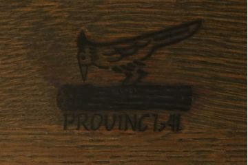 中古　美品　飛騨産業　キツツキ　PROVINCIAL(プロヴィンシャル・プロビンシャル)シリーズ　P32　オーク材　どっしりとした堅牢なつくりと素朴な佇まいが魅力のタバーンテーブル(ダイニングテーブル、4人掛け、6人掛け、食卓、作業台)(R-083319)
