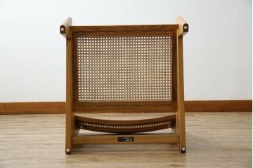 中古　新品未使用　Phantom Hands(ファントムハンズ)　Pierre Jeanneret(ピエール ジャンヌレ)　Project Chandigarh(プロジェクト チャンディーガル)　PH59　　ユニークなデザインのカンガルーチェア(ラウンジチェア、アームレスチェア、椅子、イス)(定価約75万円)(R-083322)