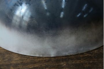 和製アンティーク　オールドノリタケ(則武、日本陶器、Noritake)　希少デザイン　手書き風の花模様と落ち着いた色合いが魅力の照明カバー(シェード、電笠、ペンダントライト、吊り下げ照明、天井照明)(R-083329)