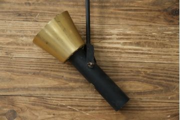 和製ビンテージ　ゴールドの配色が洗練された印象のレトロな壁付け照明(天井照明、ウォールライト、壁掛け照明、ヴィンテージ)(R-083340)