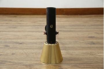 和製ビンテージ　ゴールドの配色が洗練された印象のレトロな壁付け照明(天井照明、ウォールライト、壁掛け照明、ヴィンテージ)(R-083340)