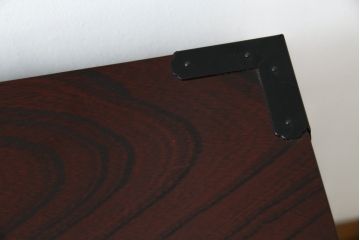 中古　美品!!　希少　仙台箪笥　特注モデル!!　和の空間を格上げする布目塗り仕上げのローチェスト(ローボード、時代箪笥、和たんす、衣装箪笥、引き出し、テレビボード、テレビ台)(定価約80万円)(R-083345)