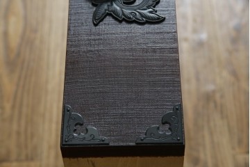 中古　美品!!　希少　仙台箪笥　特注モデル!!　和の空間を格上げする布目塗り仕上げのローチェスト　定価約80万円相当　(R-083345)