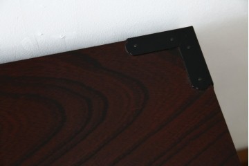 中古　美品!!　希少　仙台箪笥　特注モデル!!　和の空間を格上げする布目塗り仕上げのローチェスト　定価約80万円相当　(R-083345)