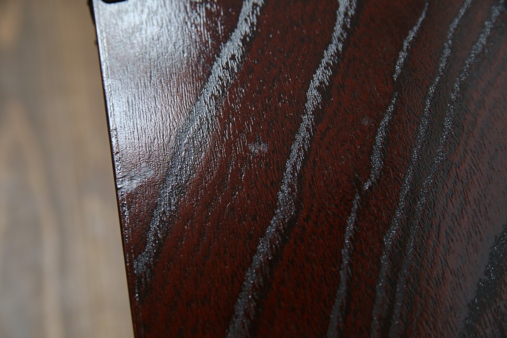 中古　美品!!　希少　仙台箪笥　特注モデル!!　和の空間を格上げする布目塗り仕上げのローチェスト　定価約80万円相当　(R-083345)