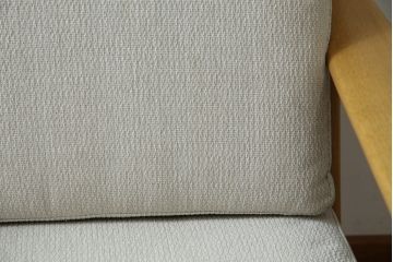 中古　美品　HAMAMOTO(浜本工芸)　ナラ材　和・洋どちらの空間にも取り入れやすい回転リビングチェア(イージーチェア、ダイニングチェア、回転ソファ、アームチェア、回転椅子、イス、回転チェア)(定価約12万円)(R-083353)
