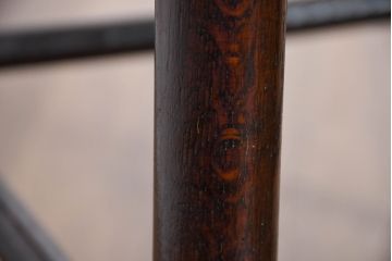 中古　松本民芸家具　無駄のないすっきりとしたデザインと涼しげな印象が魅力の#19型ラッシスツール(チェア、椅子、いす、イス)(R-083354)