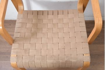 中古　arflex(アルフレックス)　NT SLIM(エヌティースリム)　アームチェア3脚セット(ダイニングチェア、椅子、イス、バラ売り可能)(定価3脚で約22万8千円)(R-083355)
