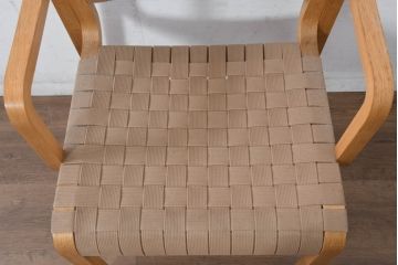 中古　arflex(アルフレックス)　NT SLIM(エヌティースリム)　アームチェア3脚セット(ダイニングチェア、椅子、イス、バラ売り可能)(定価3脚で約22万8千円)(R-083355)
