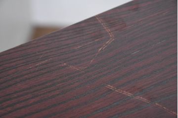 中古　岩谷堂箪笥　動きのある杢目と存在感のある金具が魅力的な衣装箪笥(収納タンス、和箪笥、整理箪笥、引き出し)(R-083365)
