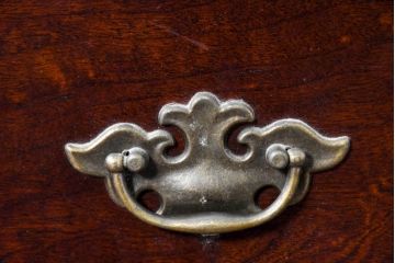 アメリカビンテージ　The Bombay Company(ボンベイ社)　インテリア性の高いフォルムの縦型ジュエリーケース(コレクションケース、ジュエリーケース、サイドキャビネット、収納棚、ヴィンテージ)(R-083367)
