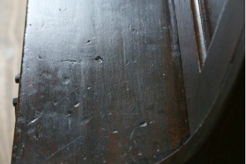 和製アンティーク　ロータイプ　歴史を感じる風合いを大切にしながらも現代のライフスタイルにも活用できる古い栓材のライティングビューロー　(R-083369)
