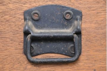 和製アンティーク　希少デザイン!!　くすの木(楠)の温もりが感じられるハンガー付き衣装トランク (木箱、ブランケットボックス、トランクテーブル、センターテーブル、サイドテーブル、収納箱、店舗什器)(R-083370)