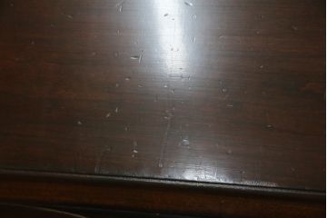 アメリカビンテージ　老舗工房　Jasper Cabinet(ジャスパーキャビネット)社　クラッシックデザインの小振りなビューローブックケース(ライディングビューロー、ライティングデスク、机、ワークデスク、本箱、本棚、飾り棚、収納棚、戸棚、引き出し、在宅用、在宅ワーク用、簿記机、ヴィンテージ)(R-083374)