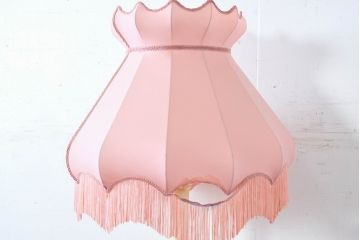 中古　イタリア　SILIK(シリック)　バロックスタイルのゴージャスなフロアスタンド(フロアランプ、照明、ランプシェード)(定価約70万円)(R-083375)