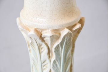中古　イタリア　SILIK(シリック)　バロックスタイルのゴージャスなフロアスタンド(フロアランプ、照明、ランプシェード)(定価約70万円)(R-083375)