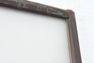 アンティーク建具　時を刻んだ風合いが魅力のガラス戸1枚(引き戸)(R-083385)