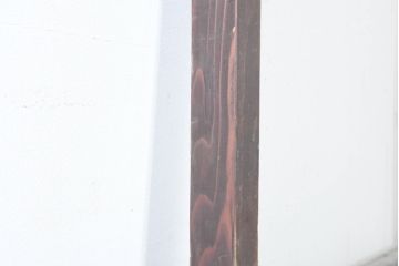 アンティーク建具　時を刻んだ風合いが魅力のガラス戸1枚(引き戸)(R-083385)