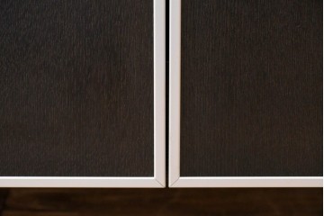 中古　美品!!　展示品　松永家具(MATSUNAGA )　人気シリーズ　ピアット(piatto)　スタイリッシュで洗練された雰囲気を演出するブラックカラーのローキャビネット(サイドボード、サイドキャビネット、収納棚、戸棚)(定価約17万円)(R-083395)