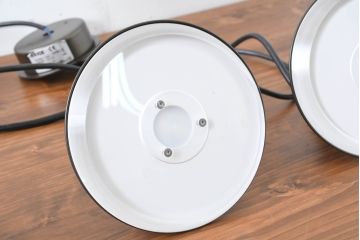 中古　高級品!!　スタジオノイ(Studio NOI)　キン(Kin)　478/LBT 　モダンなデザインで空間をおしゃれに格上げしてくれるブロンズのペンダントライト3個セット(天井照明、吊り下げ照明)(定価3台で約51万円)(R-083398)