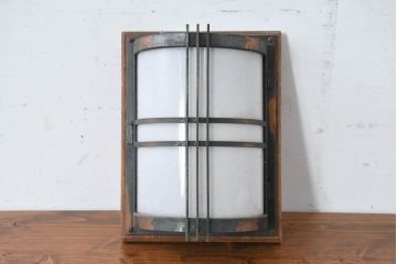 和製アンティーク　上品な和モダンスタイルの照明カバー(ウォールランプカバー、壁掛け照明カバー、ウォールライトカバー、照明シェード)(R-083403)
