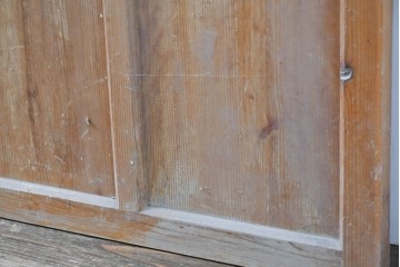 アンティーク建具　昭和初期　大正ロマンの雰囲気を高めるガラス戸3枚セット　(R-083407)