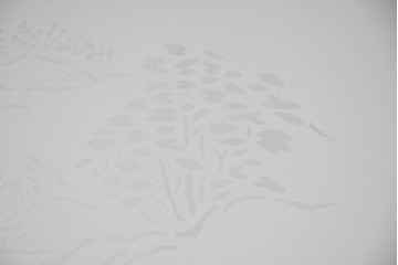 ヴィンテージ建具　昭和中期　ひし形を描く格子意匠のガラス戸4枚セット　(R-083409)