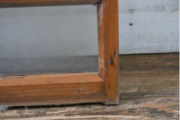 アンティーク建具　大正ロマン　おしゃれなカフェ風インテリアにぴったりなフィックス窓1枚(明かり取り、明り取り、FIX窓、ガラス窓、嵌め殺し)(R-083410)