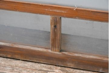 アンティーク建具　大正ロマン　おしゃれなカフェ風インテリアにぴったりなフィックス窓1枚(明かり取り、明り取り、FIX窓、ガラス窓、嵌め殺し)(R-083410)